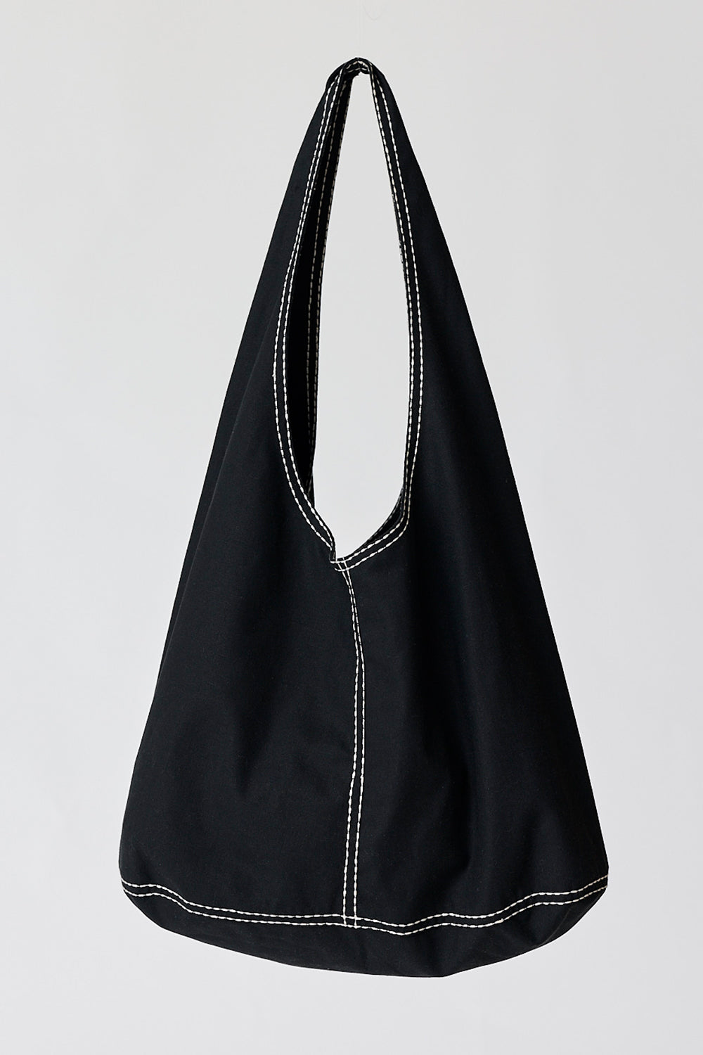 Anna Contrast Stitch Hobo Bag