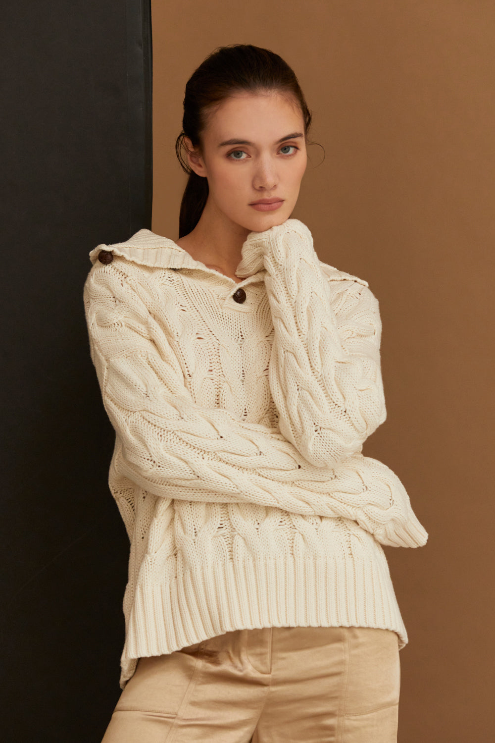 Anya Pretzel Knit Sweater