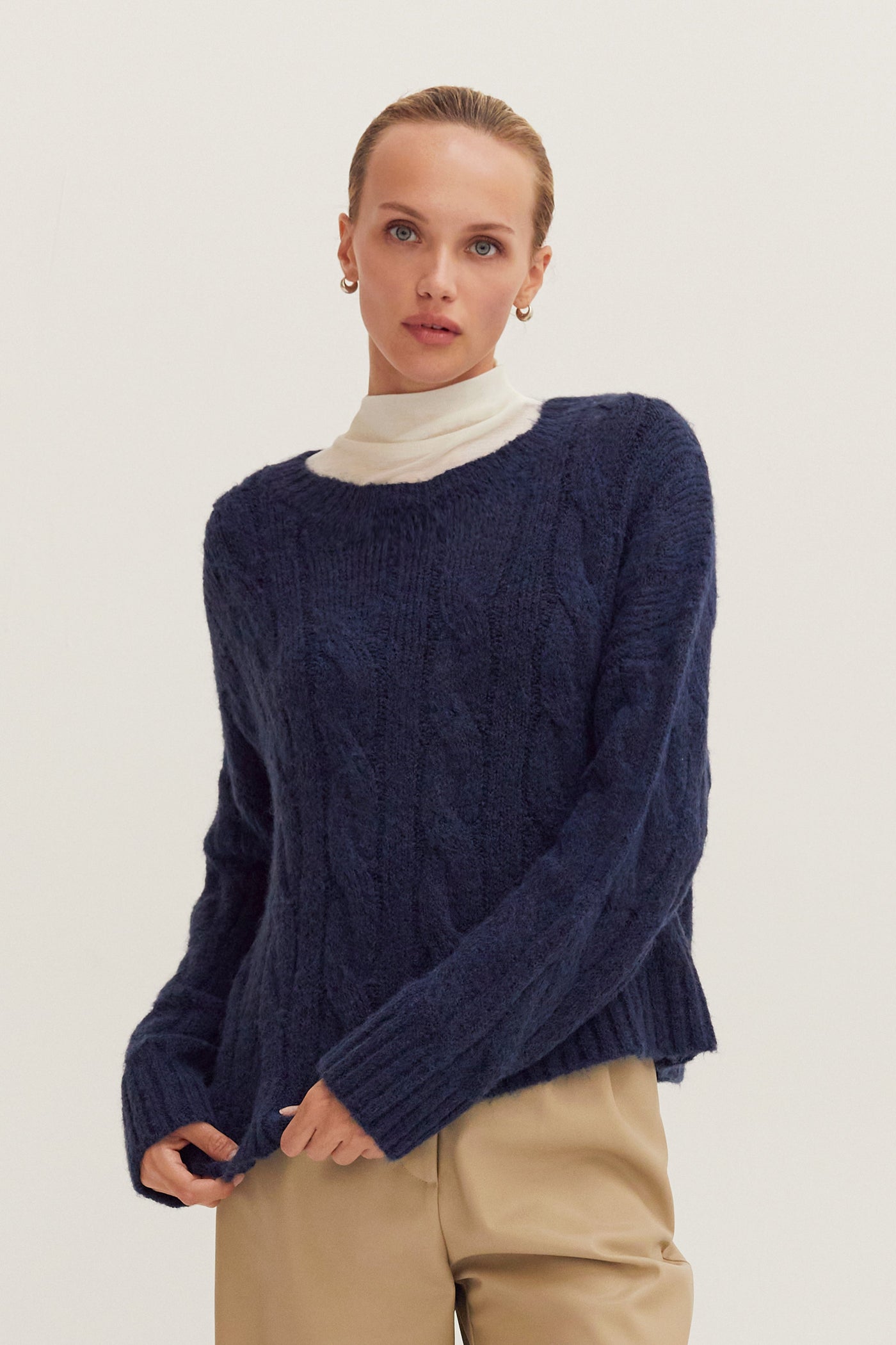 Carol Cable Knit Sweater