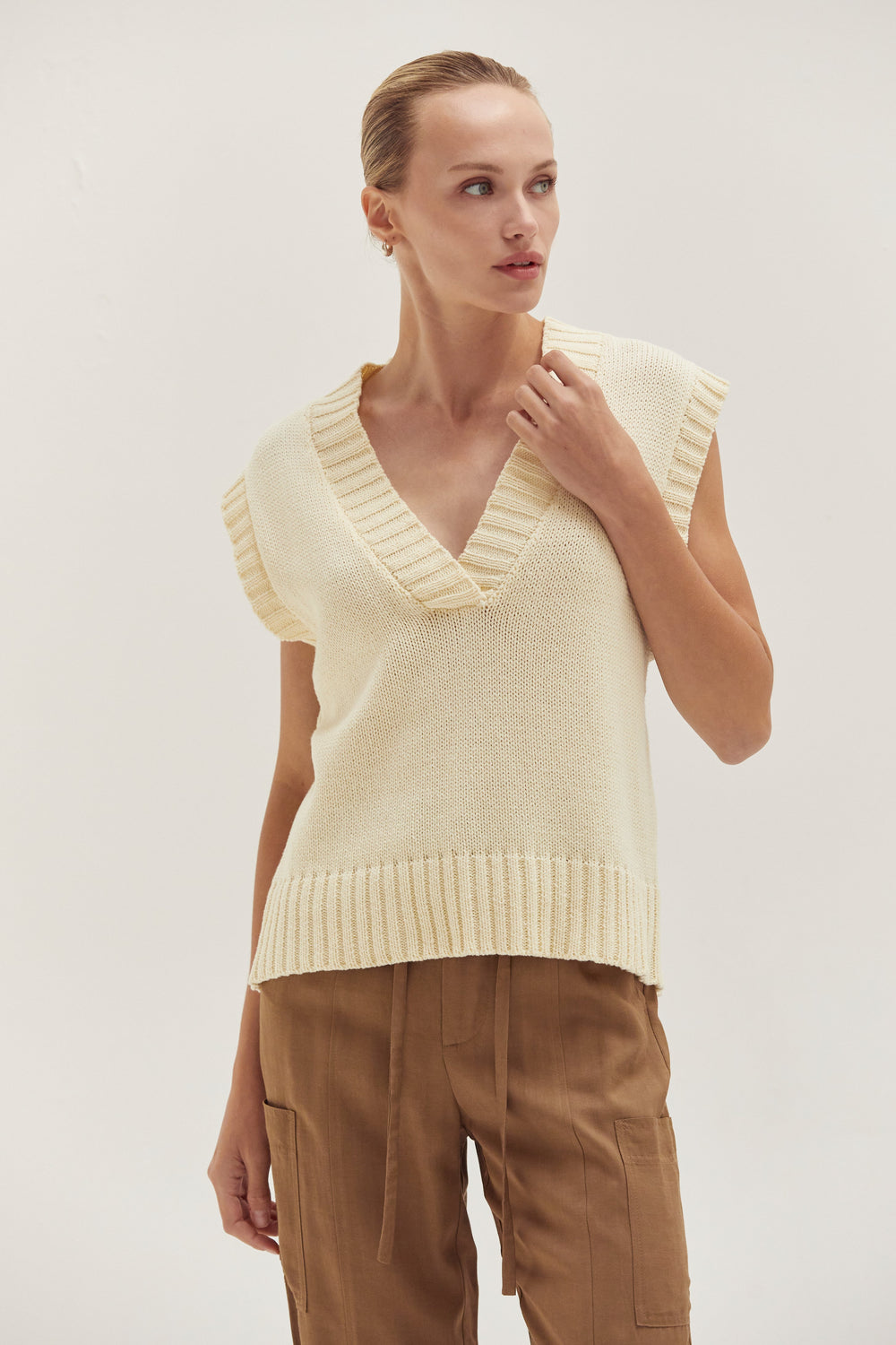 Regina V-Neck Sweater Vest