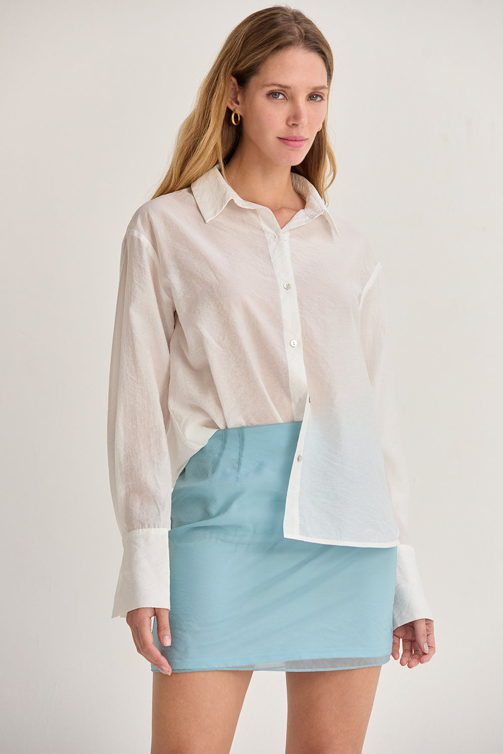 Zeah Organza Mini Skirt