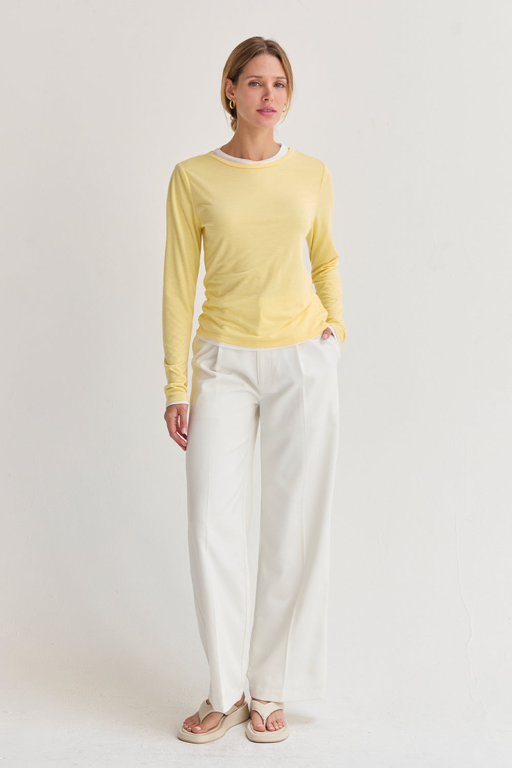 Olly Two in One Long Sleeve Knit Top